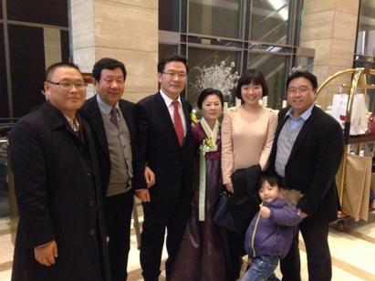 at Dr.Hwang's daughter wedding ceremony